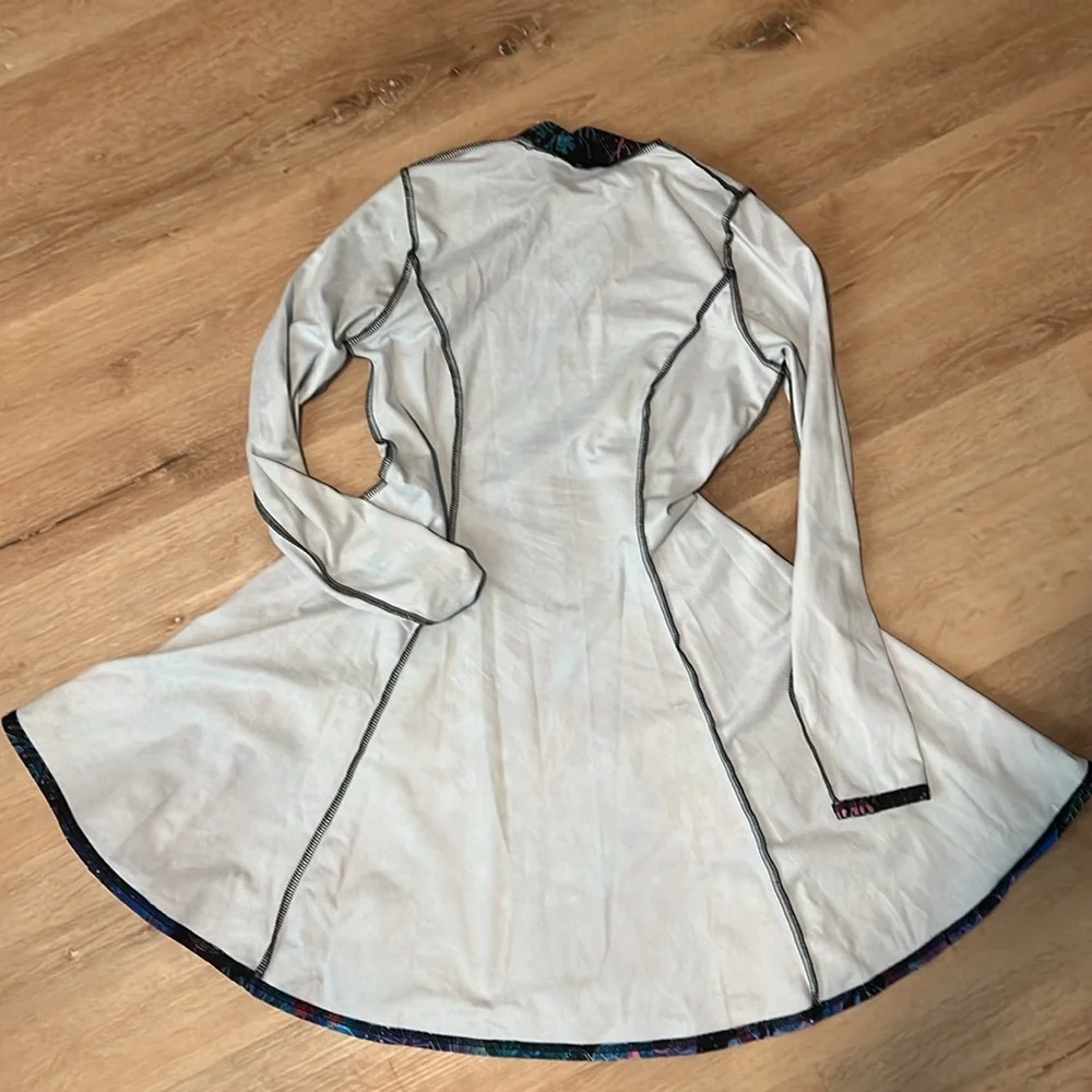 Blackmilk Floral Coral Longsleeve Evil Skater Dress - Limited - NWOT - Medium - Picture 5 of 5